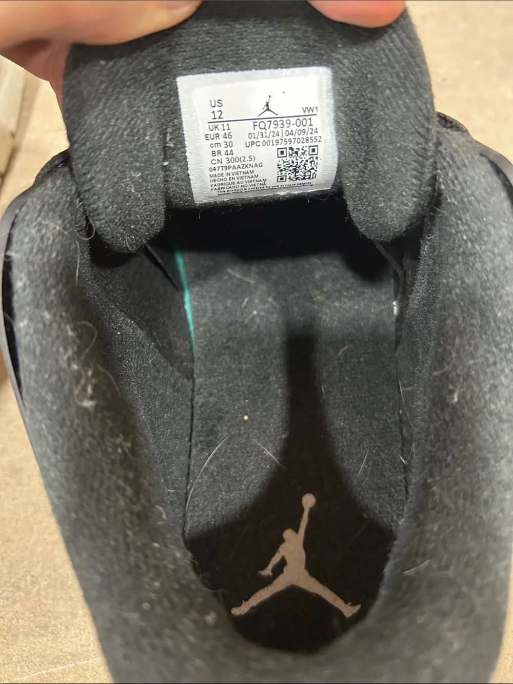 Nike Air Jordan 4 RM “Black Light Bone” Men's Size 12 Casual Shoes FQ7939 001